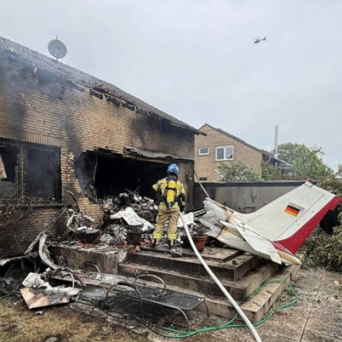 Accident tragic în estul Germaniei: doi morți într-un accident cu un avion ușor