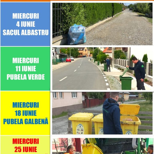 Programul de colectare a deșeurilor anunțat de ADI Deșeuri Bistrița-Năsăud