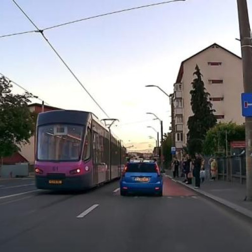 Incident periculos în Cluj-Napoca: șoferi care au ignorat regulile de circulație