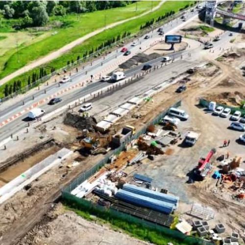 Construcții în plină desfășurare pe tronsonul 1 al centurii metropolitane a Clujului