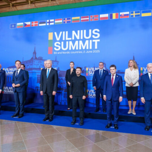 Nicușor Dan participă la summit-ul B9 și Tarile Nordice în Vilnius