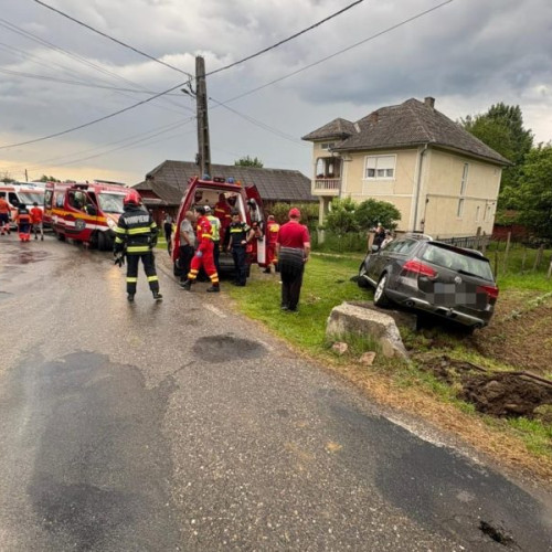 Accident rutier în localitatea Sădresti, Maramureș