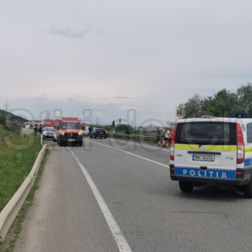 Accident grav pe centura Apahida, județul Cluj, suspende traficul rutier