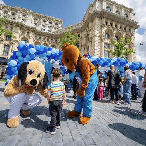 Copiii au transformat Parlamentul într-un tărâm al bucuriei de 1 iunie