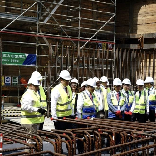 Primul beton a fost turnat pentru instalația de detritiere de la Cernavoda, marcând un moment istoric pentru industria nucleară din Europa