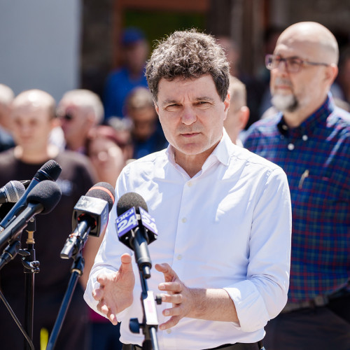 Nicușor Dan participă la Summitul B9 și Tarile Nordice de la Vilnius