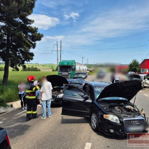 Accident rutier în Dorohoi: două persoane rănite
