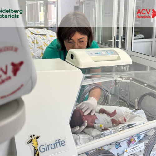 Asociația Cristi Vasiliu România finalizează prima etapă a proiectului pentru secția Neonatologie din Târgoviște