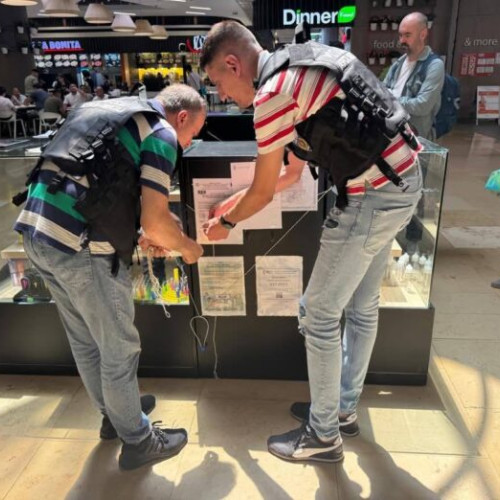 Sigiliu pe punct de vânzare de țigări pentru încălcarea legii în Sector 6