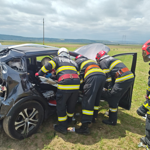 Accident grav pe DN 2 în comuna Botoșani, cu victime și intervenție urgentă