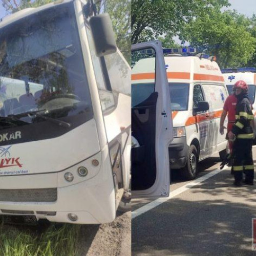 Accident grav cu un autocar în județul Botoșani, activat planul roșu de intervenție