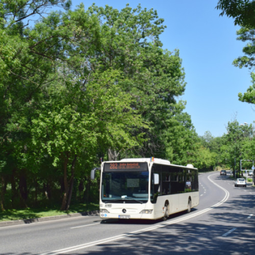Trasee modificate pentru autobuzele liniei 282 și ale liniei de noapte N120 în perioada 6-9 iunie