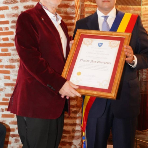 Titlul de cetățean de onoare pentru tenorul Florin Georgescu, la evenimentele din Potlogi