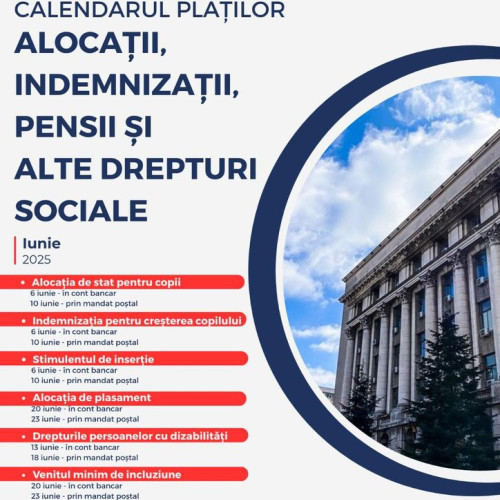 În iunie, toate drepturile sociale vor fi plătite la timp