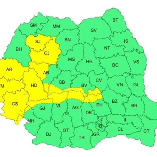 Atenționare meteorologică de cod galben pentru zona montană a județului Dâmbovița