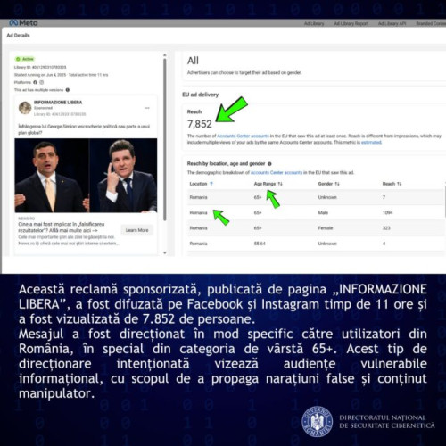 Tentativă de fraude online descoperită de specialiștii DNSC