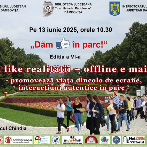Eveniment în Târgoviște pentru promovarea interacțiunii în afara ecranelor