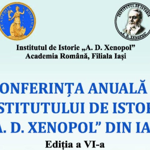A VI-a ediție a conferinței anuale a Institutului de Istorie „A. D. Xenopol” va avea loc în perioada 5-7 iunie 2025, potrivit site-ului ziaruldeiasi.ro. Evenimentul, organizat de către Institutul de Istorie al Academiei Române, Filiala Iași, va avea un format hibrid, cu participare fizică în sala de conferințe de pe strada T. Codrescu nr. 6, Pavilion C, și transmisie live pe pagina de Facebook a institutului.
