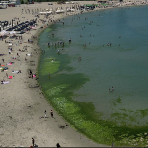 Algele au invadat plajele din stațiunea Mamaia în cel mai aglomerat weekend al sezonului estival