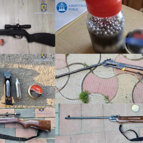 Percheziții la mai mulți deținători ilegali de arme în județul Bacau