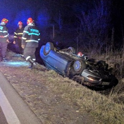 Accident rutier în Petin, Satu Mare – șofer cu alcoolemie la volan