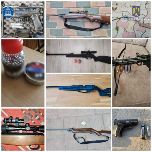 Polițiștii din județul Bacău au descoperit și ridicat mai multe arme și muniție deținute ilegal, după ce au efectuat 11 percheziții la domiciliile unor suspecți. Potrivit IPJ Bacău, acțiunea a avut loc vineri și a vizat mai multe localități din județ.