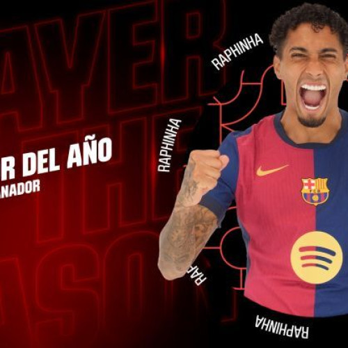 Raphinha, ales cel mai bun jucător al sezonului în La Liga