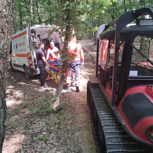 Tânăr accidentat cu multiple traumatisme, suspect de fractură