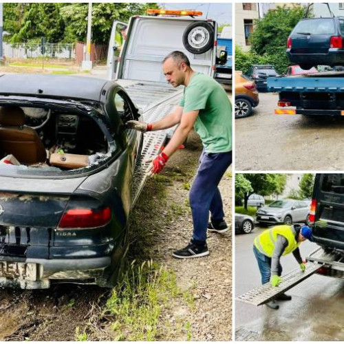 Primăria Bacău a intensificat acțiunile pentru eliminarea vehiculelor abandonate