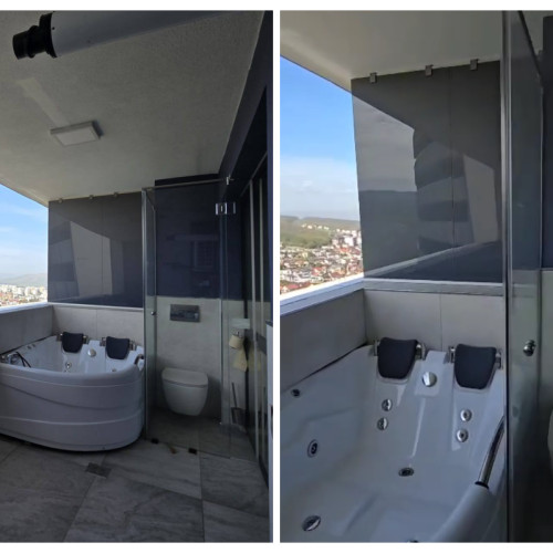 Apartament cu WC pe balcon la Etajul 12, disponibil pentru UNTOLD în Cluj-Napoca