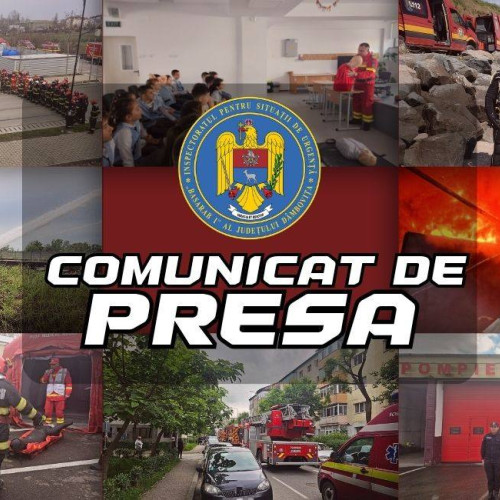 Pompierii damboviteni rămân în alertă de Rusalii pentru siguranța tuturor