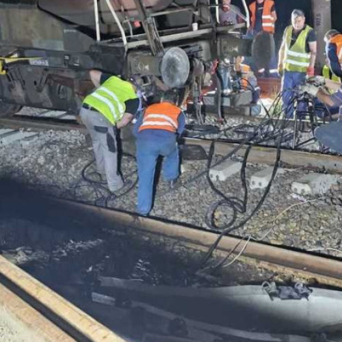 Trafic feroviar reluat pe firul doi în zona Maldaeni, Teleorman