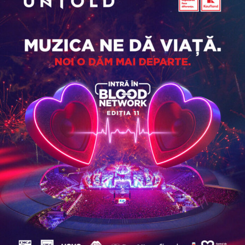 UNTOLD lansează cea de-a unsprezecea ediție Blood Network, cea mai lungă campanie de donare de sânge din România, conform newsbucuresti.ro. De la început, inițiativa a salvat peste 65.000 de vieți, datorită implicării a peste 20.000 de donatori din întreaga țară.