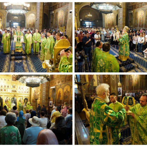 Sărbătoarea Cincizecimii adună mulți credincioși la Târgoviște