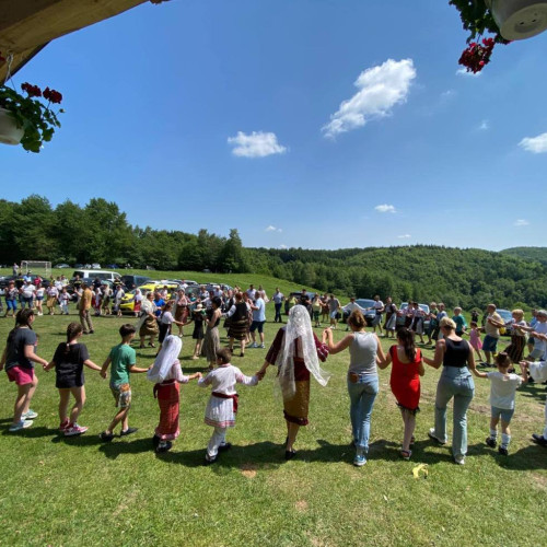„dealul prieteniei” a adus bucurie la malu cu flori