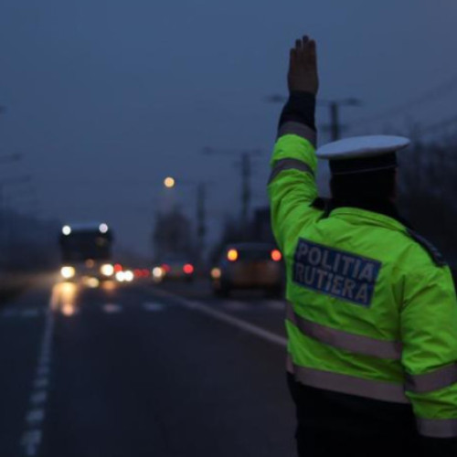 Trafic blocat total pe DN 1 la ieșirea din Porumbacu de Jos spre Brașov