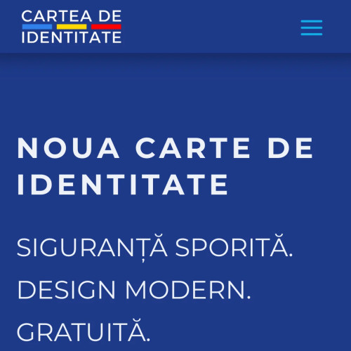 lansarea site-ului oficial pentru cartea electronica de identitate 2025