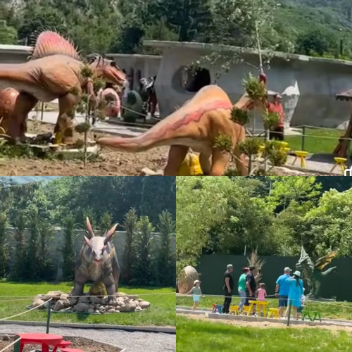 descoperire turistică în Caraș-Severin: un parc de dinozauri spectaculos la poalele Munților Semenic