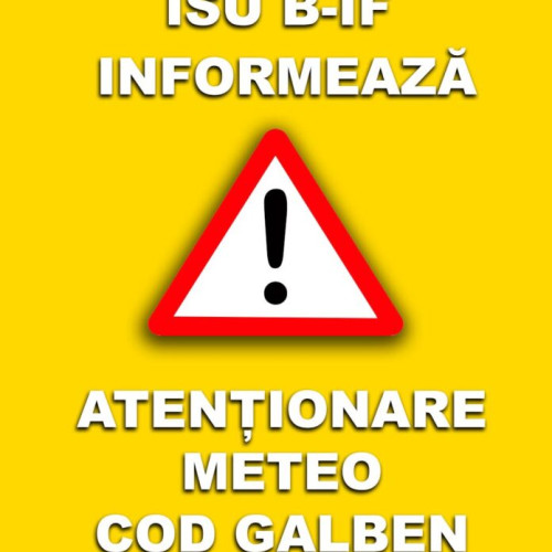 atenție! alerte meteo pentru bucurești și ilfov în data de 9 iunie 2025