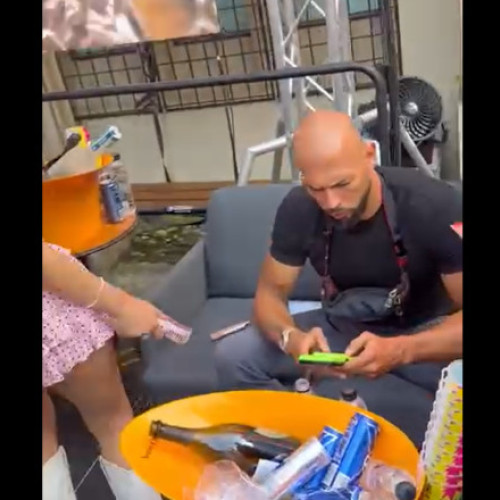 Tristan Tate, surprins la o petrecere în Sibiu după incidentul cu poliția