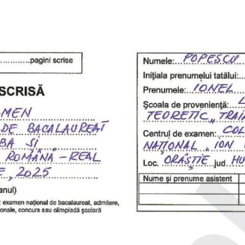 Încep probele scrise ale examenului de Bacalaureat 2025, conform anunțului oficial. Prima etapă are loc marți, 10 iunie, atunci când elevii susțin testarea la Limba și literatura română. Potrivit inspectoratului școlar din Iași și Ministerului Educației, probele încep la ora 9:00 dimineața, iar accesul în sală se permite până la ora 8:30.