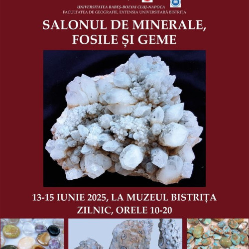 Salonul de minerale, fosile și geme 2025 aduce împreună pasionați și specialiști din domeniul geologiei