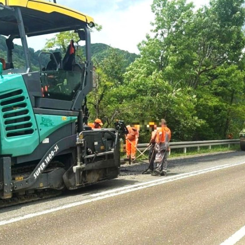 Lucrări de reparare pe DN18 în zona Sighetu Marmației și Rona de Sus