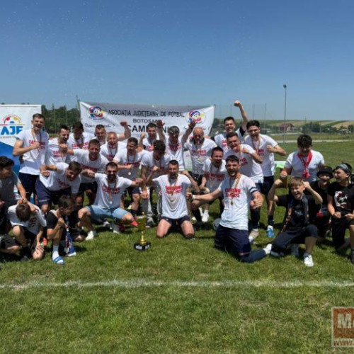 Unirea Curtești, campioană județeană după un sezon echilibrat