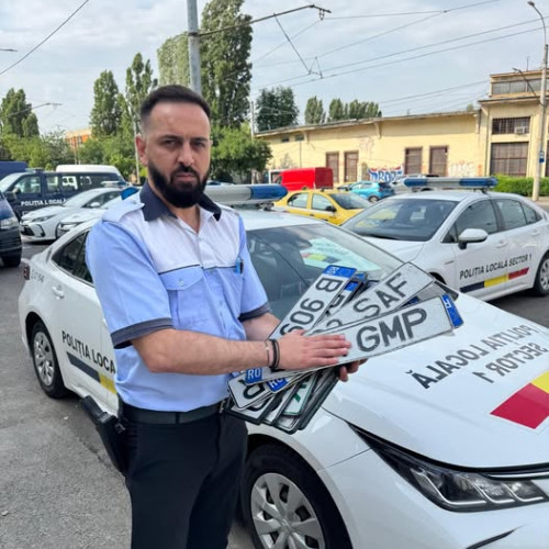 Plăcuțele de înmatriculare pierdute în Sectorul 1 pot fi recuperate de la Poliția Locală