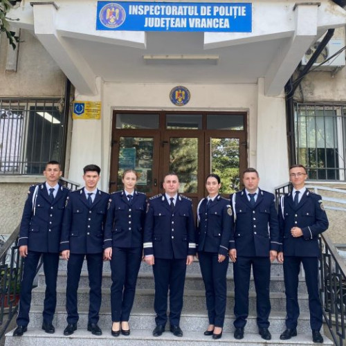 șase noi agenți de poliție în județul Vrancea