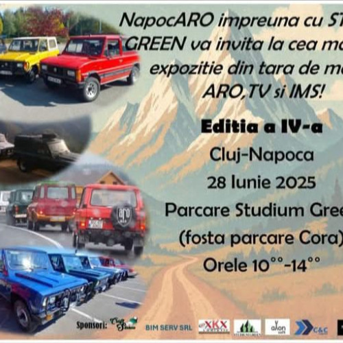 NapocARO organizează a patra ediție a expoziției dedicate maşinilor istorice