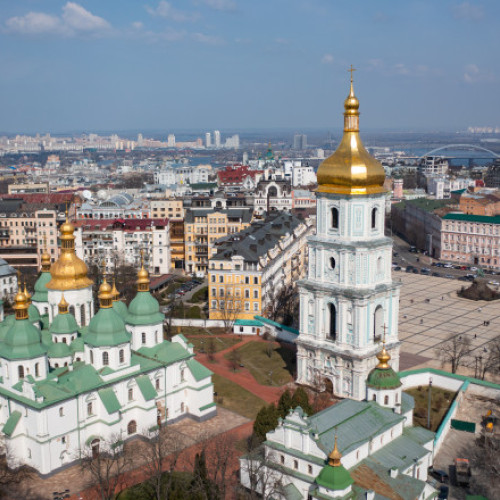 Catedrala Sfânta Sofia din Kiev, avariată într-un atac rusesc