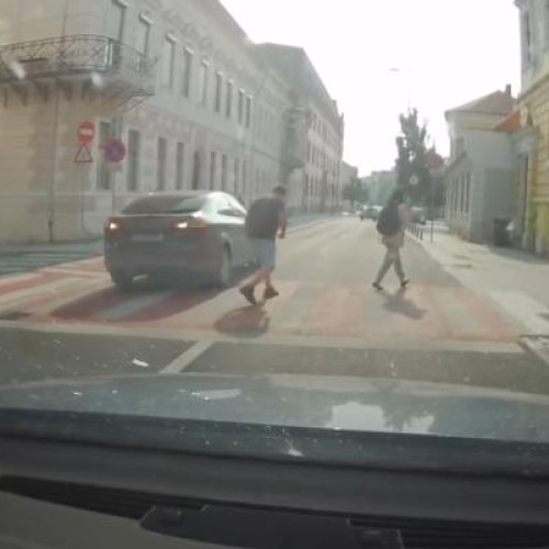 conducere periculoasă în centrul orașului