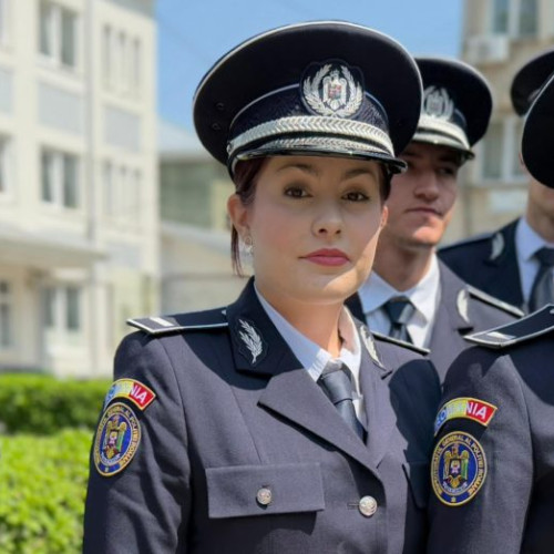 Tânără din comuna Vorona, remarcabilă prin rezultate la început de carieră în poliție